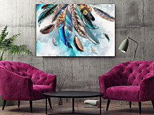 Obraz štýl boho pierka